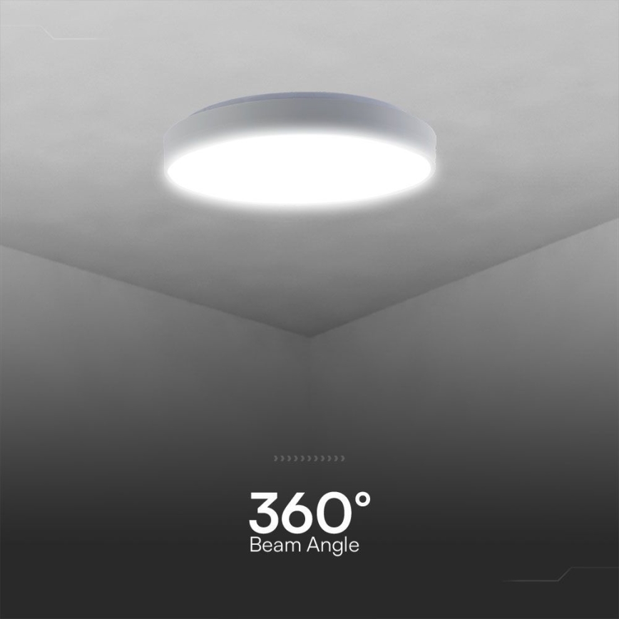 LED loftlampe dæmpbar LED/60W/230V 3000-6500K 49,5 cm hvid + fjernbetjening