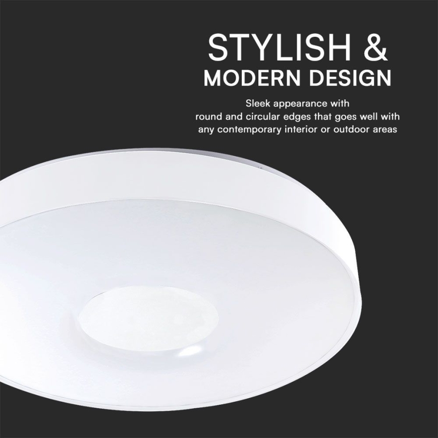 LED loftlampe dæmpbar LED/60W/230V 3000-6500K 49,5 cm hvid + fjernbetjening
