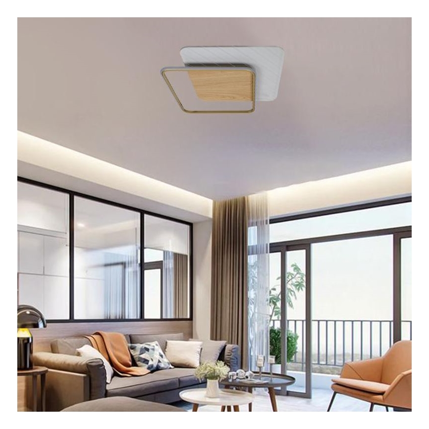 LED loftlampe dæmpbar LED/60W/230V 3000-6500K + fjernbetjening