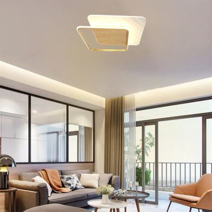 LED loftlampe dæmpbar LED/60W/230V 3000-6500K + fjernbetjening