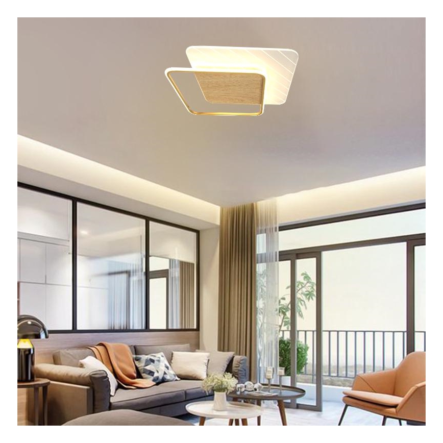 LED loftlampe dæmpbar LED/60W/230V 3000-6500K + fjernbetjening