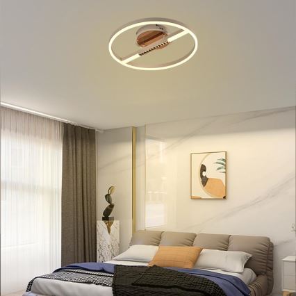 LED loftlampe dæmpbar LED/60W/230V 3000-6500K + fjernbetjening