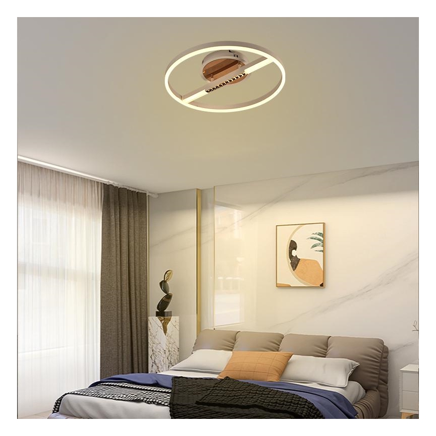 LED loftlampe dæmpbar LED/60W/230V 3000-6500K + fjernbetjening