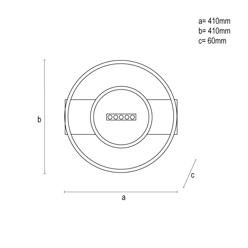 LED loftlampe dæmpbar LED/60W/230V 3000-6500K + fjernbetjening