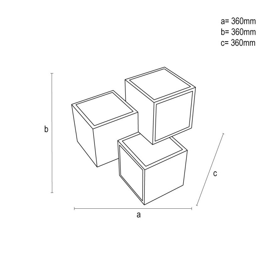 LED loftlampe dæmpbar LED/60W/230V 3000-6500K + fjernbetjening