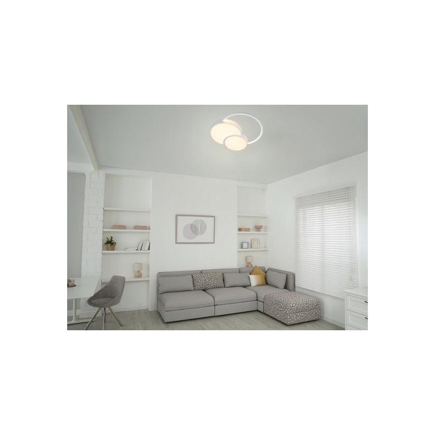 LED loftlampe dæmpbar LED/60W/230V 3000-6500K hvid + fjernbetjening