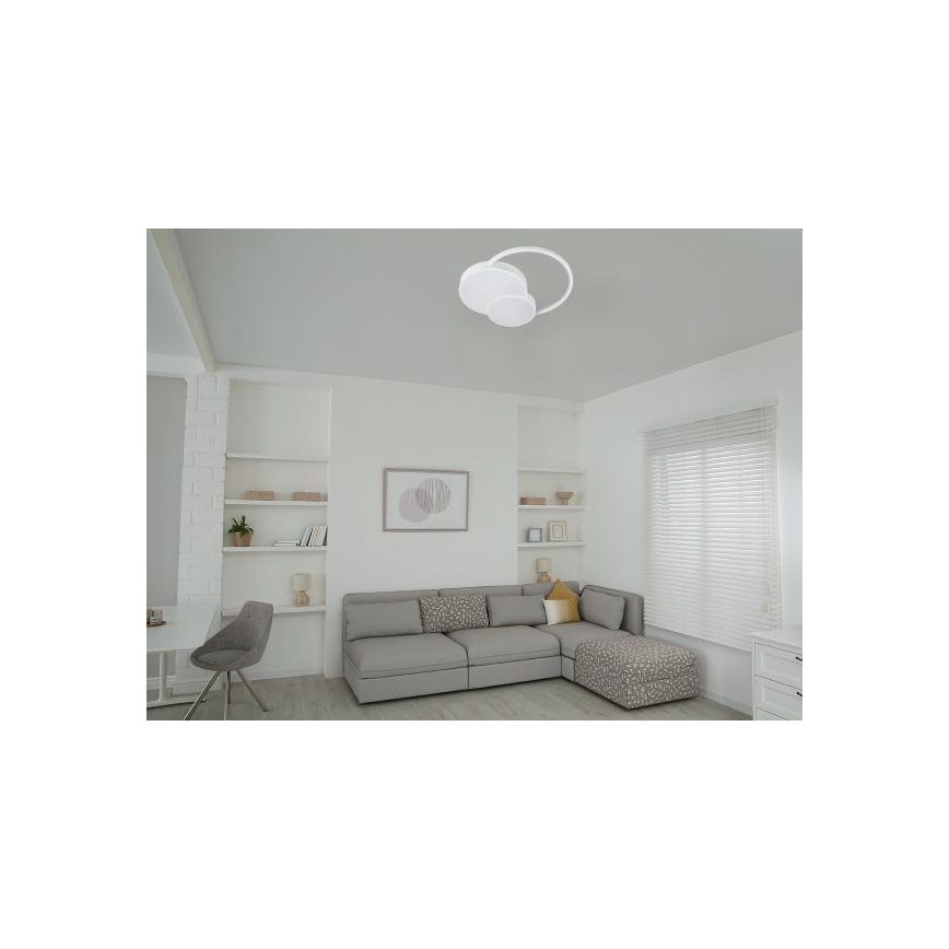 LED loftlampe dæmpbar LED/60W/230V 3000-6500K hvid + fjernbetjening
