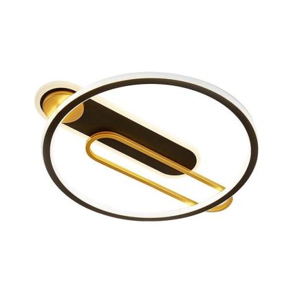 LED loftlampe dæmpbar LED/60W/230V 3000-6500K sort + fjernbetjening