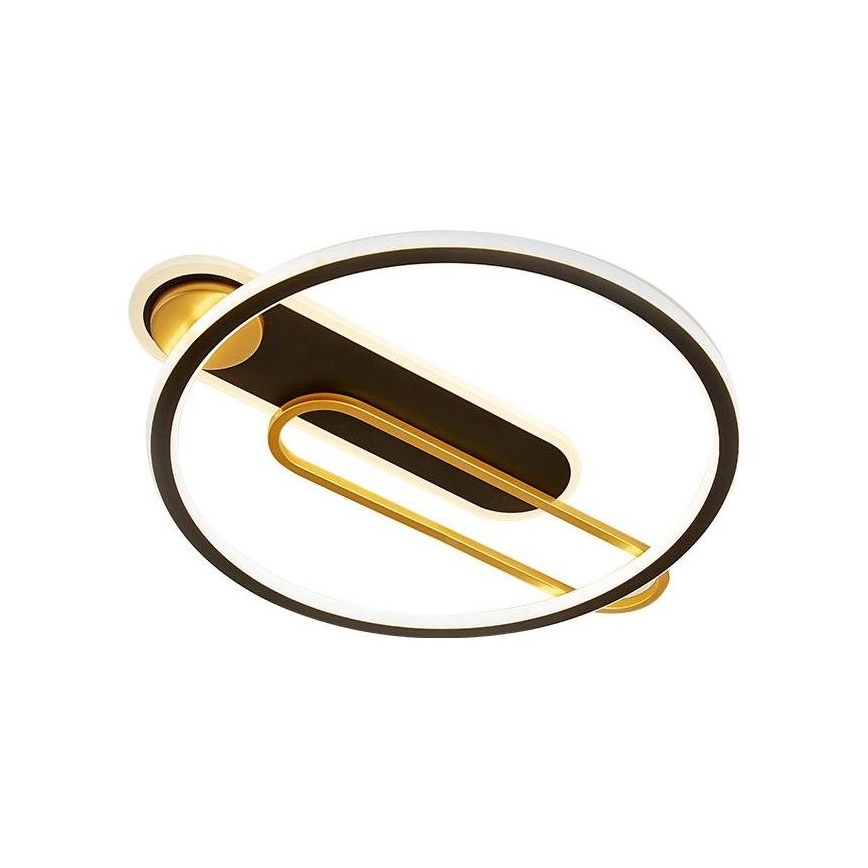 LED loftlampe dæmpbar LED/60W/230V 3000-6500K sort + fjernbetjening