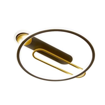 LED loftlampe dæmpbar LED/60W/230V 3000-6500K sort + fjernbetjening