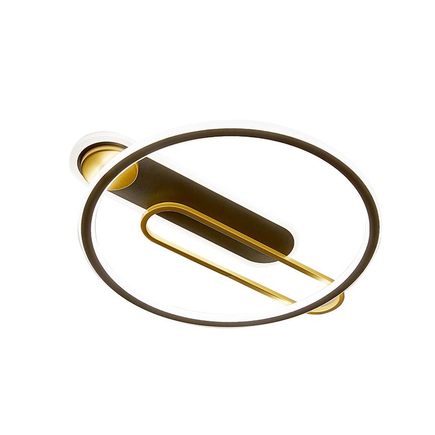 LED loftlampe dæmpbar LED/60W/230V 3000-6500K sort + fjernbetjening
