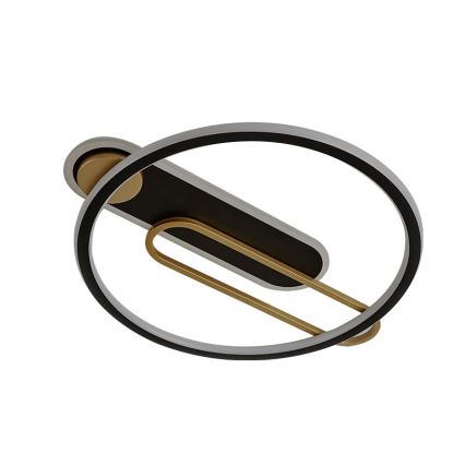 LED loftlampe dæmpbar LED/60W/230V 3000-6500K sort + fjernbetjening