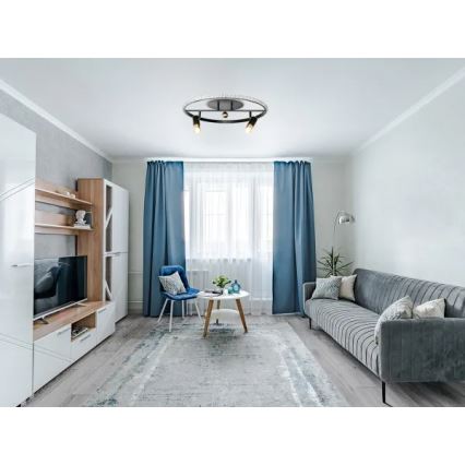 LED loftlampe dæmpbar LED/60W/230V 3000-6500K sort + fjernbetjening