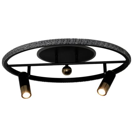 LED loftlampe dæmpbar LED/60W/230V 3000-6500K sort + fjernbetjening