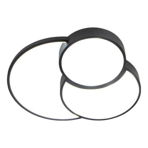 LED loftlampe dæmpbar LED/60W/230V 3000-6500K sort + fjernbetjening