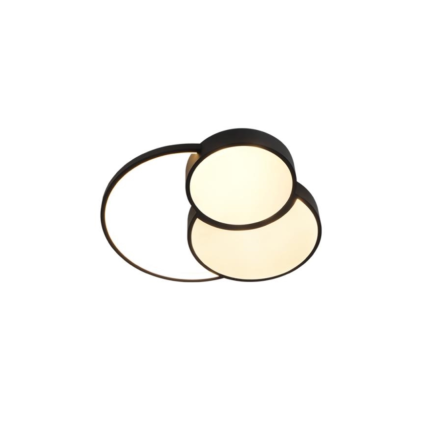 LED loftlampe dæmpbar LED/60W/230V 3000-6500K sort + fjernbetjening