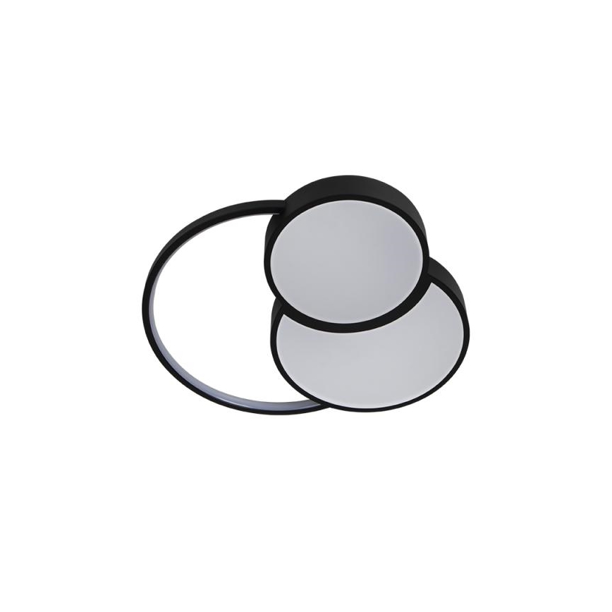 LED loftlampe dæmpbar LED/60W/230V 3000-6500K sort + fjernbetjening