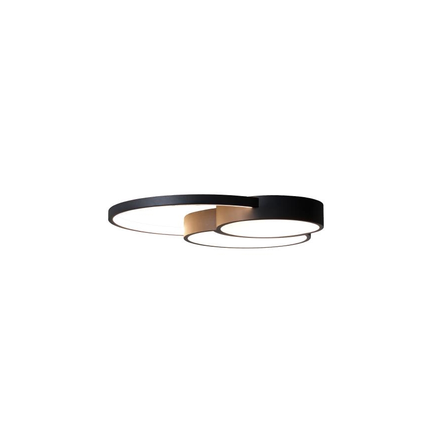 LED loftlampe dæmpbar LED/60W/230V 3000-6500K sort + fjernbetjening