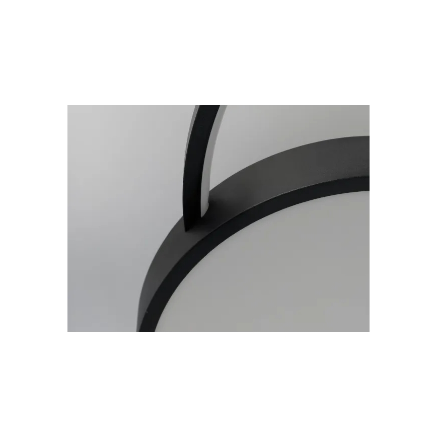 LED loftlampe dæmpbar LED/60W/230V 3000-6500K sort + fjernbetjening
