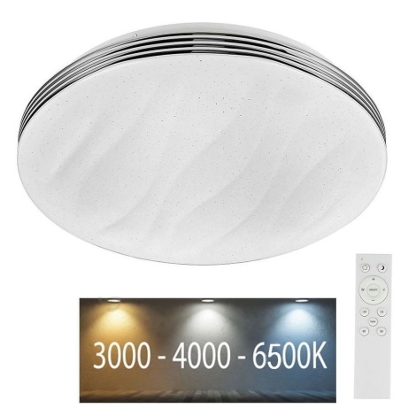 LED loftlampe dæmpbar LED/60W/230V 3000K/4000K/6500K + fjernbetjening