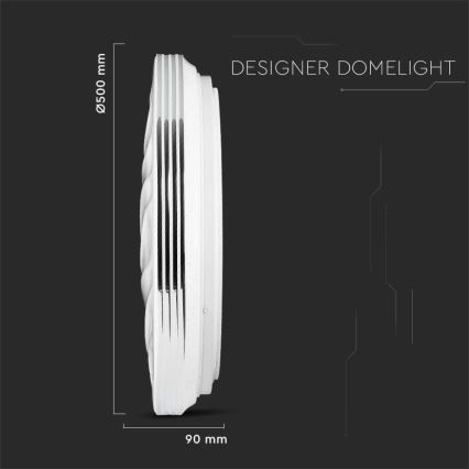 LED loftlampe dæmpbar LED/60W/230V 3000K/4000K/6500K + fjernbetjening