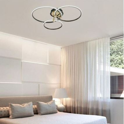 LED loftlampe dæmpbar LED/64W/230V 3000-6500K + fjernbetjening