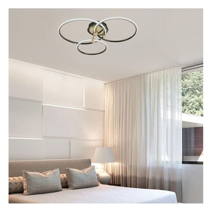 LED loftlampe dæmpbar LED/64W/230V 3000-6500K + fjernbetjening