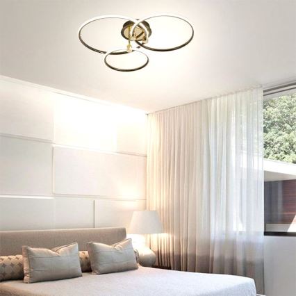 LED loftlampe dæmpbar LED/64W/230V 3000-6500K + fjernbetjening