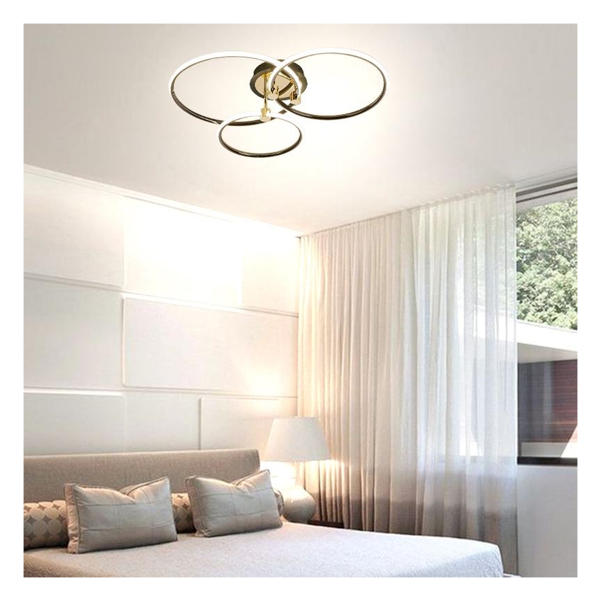 LED loftlampe dæmpbar LED/64W/230V 3000-6500K + fjernbetjening