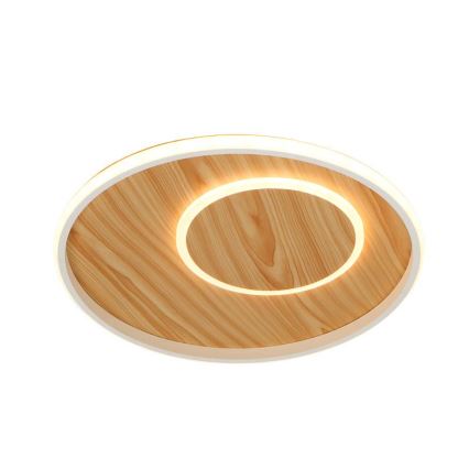 LED loftlampe dæmpbar LED/65W/230V 3000-6500K brun + fjernbetjening