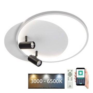 LED loftlampe dæmpbar LED/65W/230V 3000-6500K hvid + fjernbetjening
