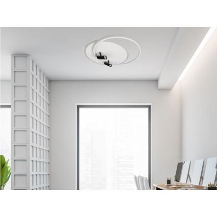 LED loftlampe dæmpbar LED/65W/230V 3000-6500K hvid + fjernbetjening