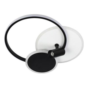 LED loftlampe dæmpbar LED/65W/230V 3000-6500K hvid/sort + fjernbetjening