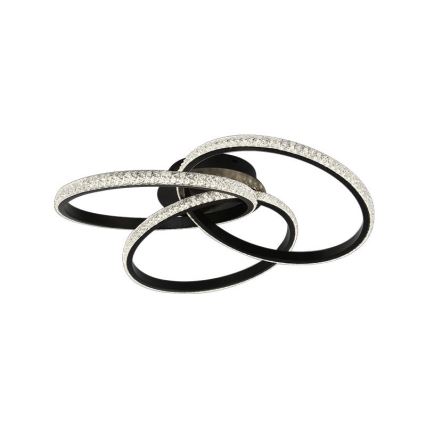 LED loftlampe dæmpbar LED/70W/230V 3000-6500K sort + fjernbetjening