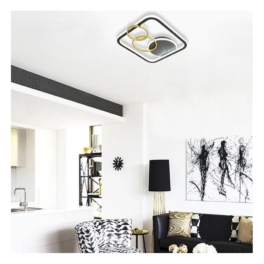 LED loftlampe dæmpbar LED/70W/230V 3000-6500K + fjernbetjening