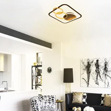 LED loftlampe dæmpbar LED/70W/230V 3000-6500K + fjernbetjening