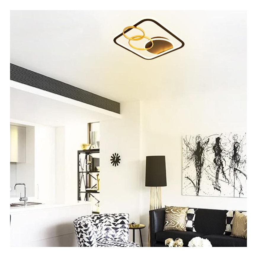 LED loftlampe dæmpbar LED/70W/230V 3000-6500K + fjernbetjening