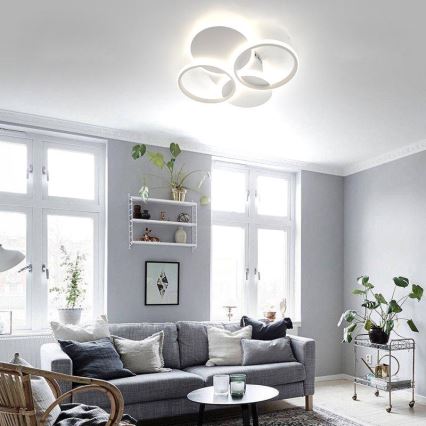 LED loftlampe dæmpbar LED/70W/230V 3000-6500K + fjernbetjening