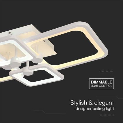 LED loftlampe dæmpbar LED/70W/230V 3000-6500K + fjernbetjening