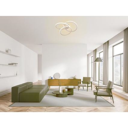 LED loftlampe dæmpbar LED/70W/230V 3000-6500K hvid + fjernbetjening