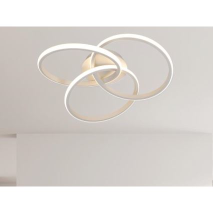 LED loftlampe dæmpbar LED/70W/230V 3000-6500K hvid + fjernbetjening