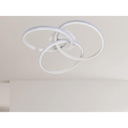 LED loftlampe dæmpbar LED/70W/230V 3000-6500K hvid + fjernbetjening