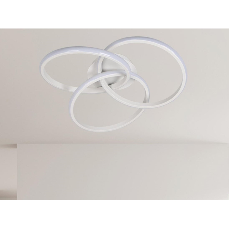 LED loftlampe dæmpbar LED/70W/230V 3000-6500K hvid + fjernbetjening