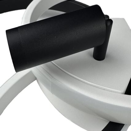 LED loftlampe dæmpbar LED/70W/230V 3000-6500K hvid/sort + fjernbetjening