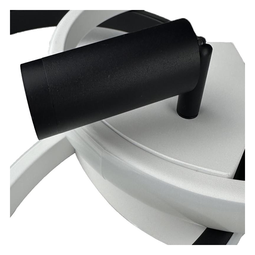 LED loftlampe dæmpbar LED/70W/230V 3000-6500K hvid/sort + fjernbetjening