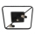 LED loftlampe dæmpbar LED/70W/230V 3000-6500K sort + fjernbetjening