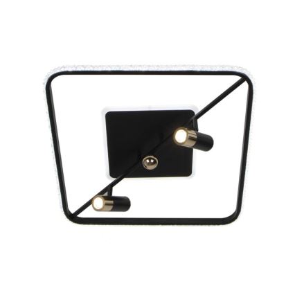 LED loftlampe dæmpbar LED/70W/230V 3000-6500K sort + fjernbetjening