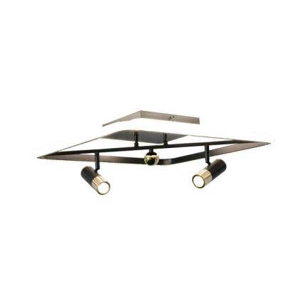LED loftlampe dæmpbar LED/70W/230V 3000-6500K sort + fjernbetjening