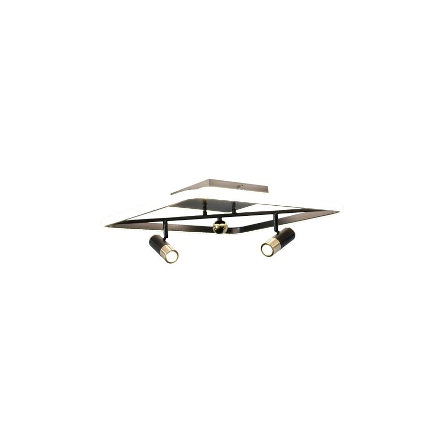 LED loftlampe dæmpbar LED/70W/230V 3000-6500K sort + fjernbetjening