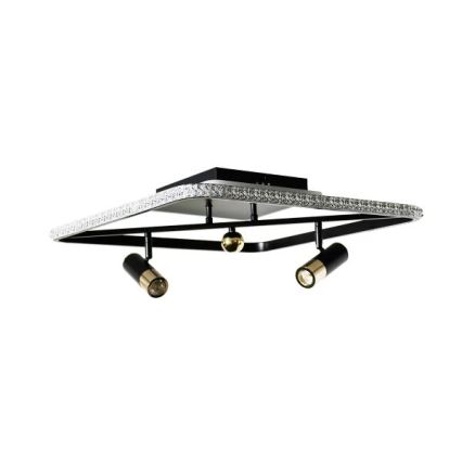 LED loftlampe dæmpbar LED/70W/230V 3000-6500K sort + fjernbetjening